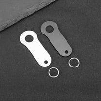 Masteelf 2pcs Guardian Bells for Motorcycles Lucky Bell Hangers with Split Ring Fits Most Bells Metal Biker Accessories