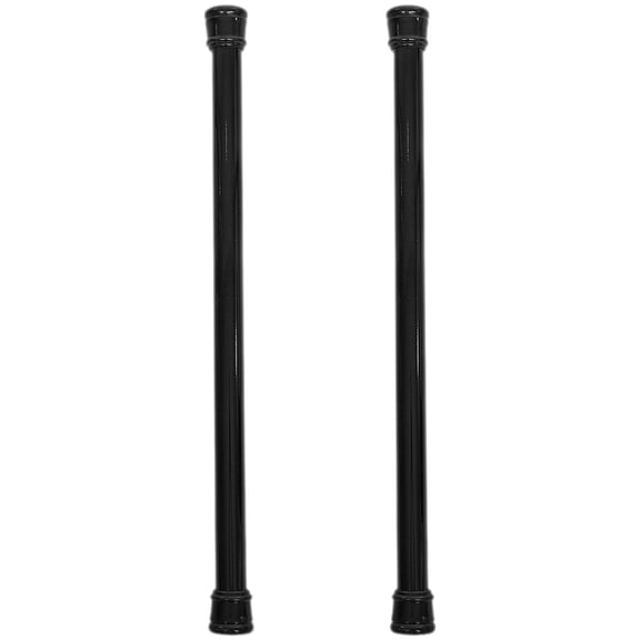 Voiceine 2pcs Multipurpose Curtain Rod Telescopic Extendable Shower Curtain Rod Clothes Rail