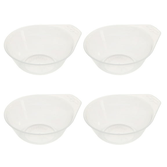 Voiceine 4 Pcs Mini Outdoor Bowls Portable Bowls Plastic Soup Bowls Mini Tableware