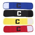 Voiceine 4PCS Football Captains Armbands Football Cmark Captains Bands
