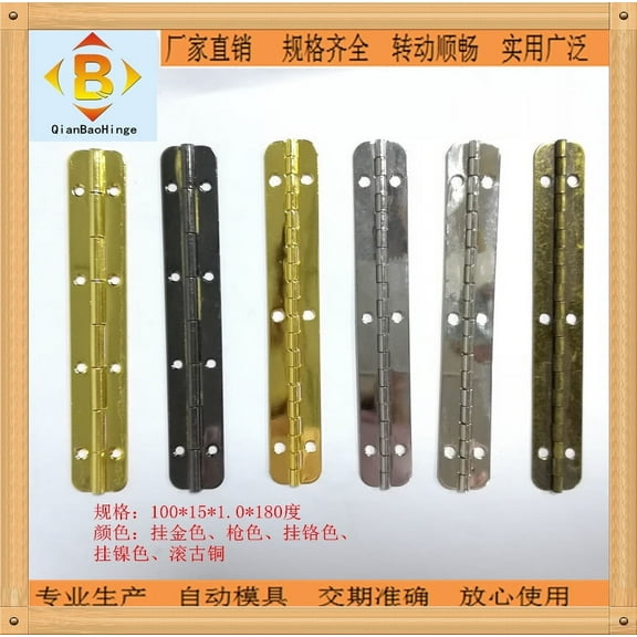 Voiceine 4pcs Decorative Metal Hinges For Jewelry Boxes Piano Hinges Small Hinge Flush Hinges Decorative Hinges Small Hinges Box Hinge