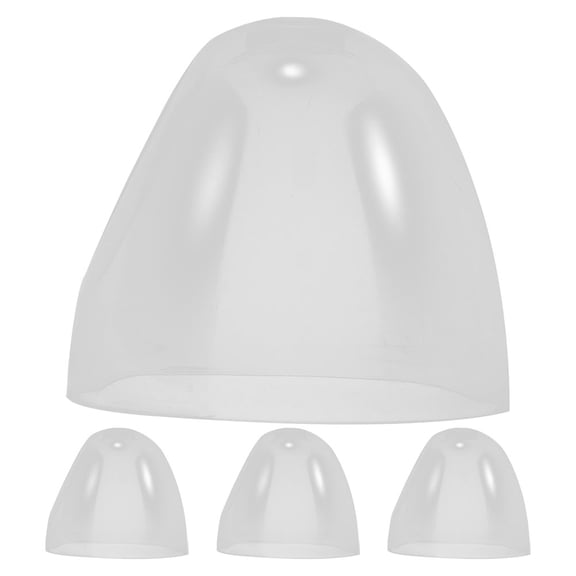 Voiceine 4pcs Milk Bottle Caps Replacement Caps Baby Bottle Caps Leak-proof Reusable Plastic Caps