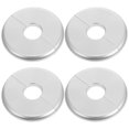 thumbnail image 1 of Voiceine 4pcs Pool Ladder Plate Cover Round Shielding Cover Inground Pools Water Pipe Cover Pool Ladder Parts Protective Wall Split Flange Pool Handrail Covers, 1 of 10