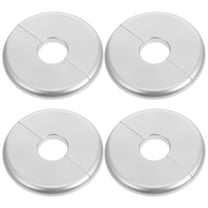 Voiceine 4pcs Pool Ladder Plate Cover Round Shielding Cover Inground Pools Water Pipe Cover Pool Ladder Parts Protective Wall Split Flange Pool Handrail Covers