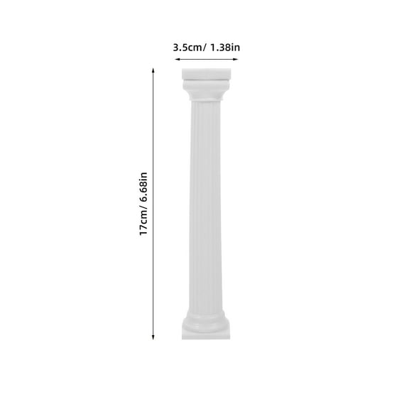 Voiceine 4pcs Roman Column Cake Stand For Diy Cake Decoration For Weddings And Birthdays Artistic And Stylish Design