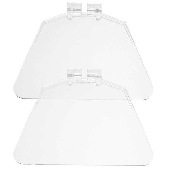 Voiceine 4pcs Universal Bench Eye Shield Bench Eye Shield Clear Plastic Guard For Effective From Flying Debris