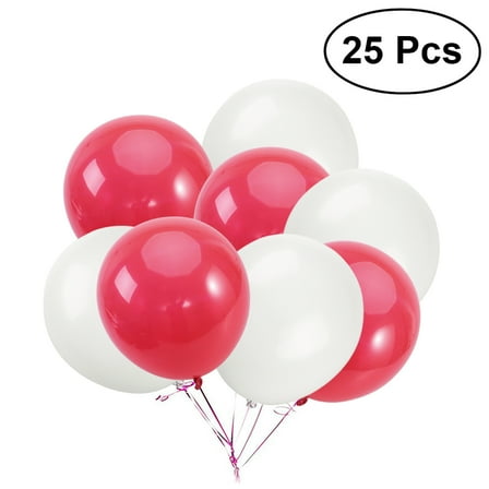 Voiceine 50Pcs Latex Balloons, 12inch Ballons Red Balloons White Balloons Christmas Balloon Red and White Balloons balloon arch for Wedding Birthday Anniversary Parties