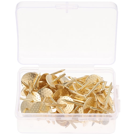 LOLIPPYY 50Pcs Hanging Picture Kit Golden Hooks for Frames Decorations Clocks