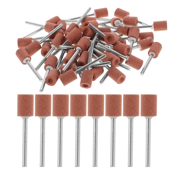 Voiceine 50pcs Sanding Drill Bit 10mm Abrasive Mounted Stone Grinding Wheel Grinding Bit