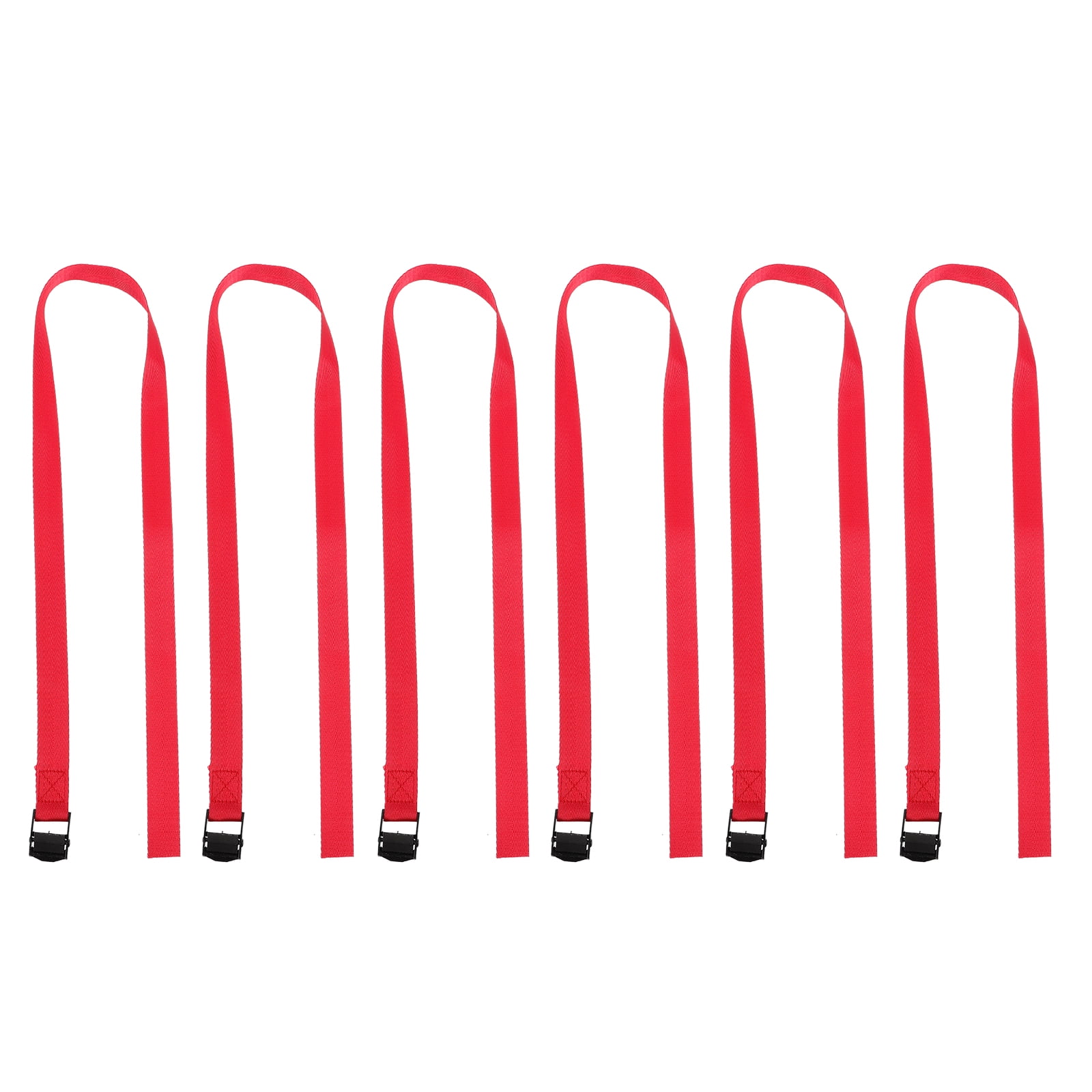 Voiceine 6Pcs Nylon Fastening Straps Practical Tiedown Straps for