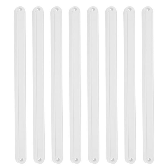 LOLIPPYY 8Pcs Durable White Drawer Slides Replacement for Kitchen and Furniture Cabinets