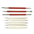 Voiceine 8cs Stainless Steel Pottery Tool Kit Ceramics Carving