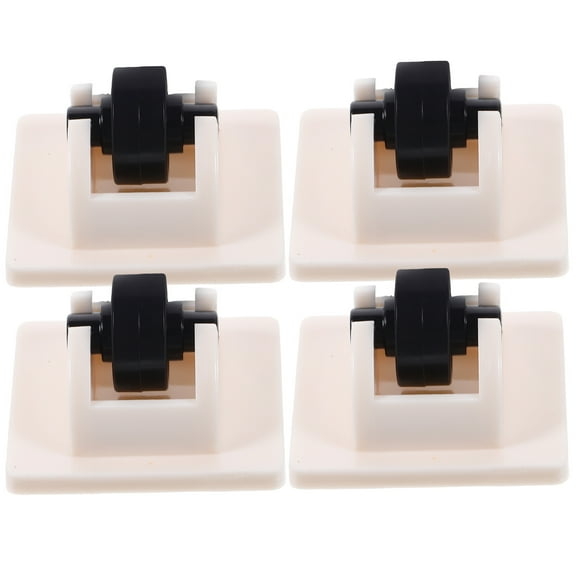 Voiceine 8pcs Self Adhesive Caster Wheels Appliance Rollers for Kitchen Appliances Wheels Plastic Wheels for Furniture Stick On Mini Wheels for Trash Can