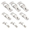 Voiceine 9pcs Toolkit Spring Hasps Iron Latch Lock Toggle Clamps with