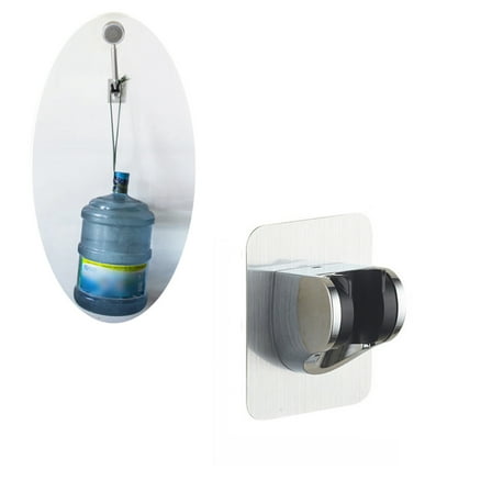 Voiceine Adjustable Shower Head Replacement Holder Sucked Shower Nozzle Bracke Holder