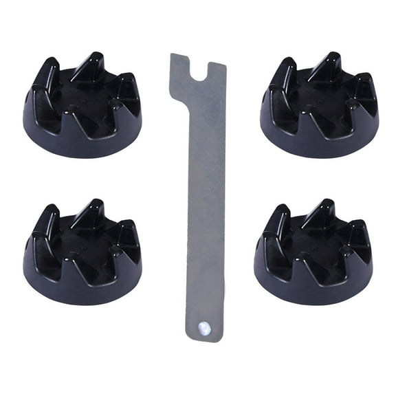 Voiceine Blender Gears Removal Tool Rubber Coupler Gear Clutch Cooking Machine Accessories for Kitchen Spanner Torquemeter Preset Ratchet (4Pc Gears and 1Pc Wrench)