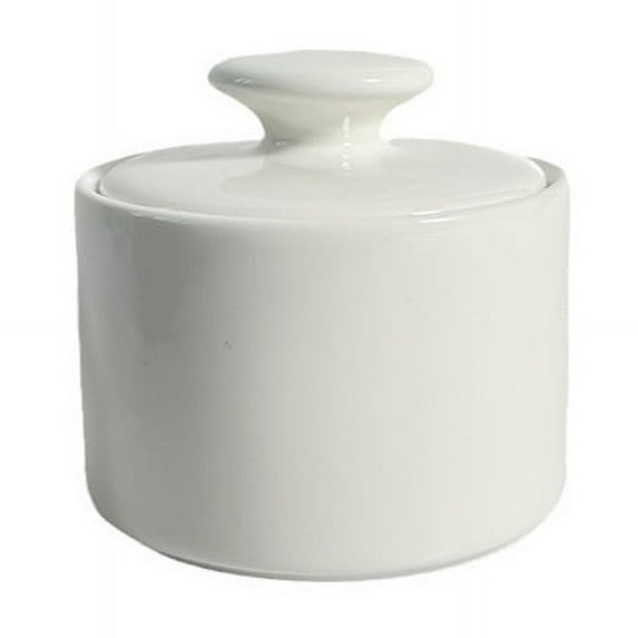 Voiceine Ceramic Sugar Bowl with Lid Sugar Contanier for Coffee Bar Sugar Dispenser Bowl Salt Condiment Pot for Kitchen Counter Sugar Jar 170ml