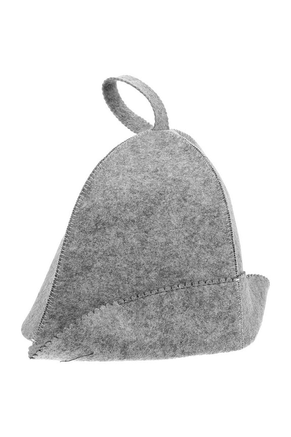 Felt Sauna Hat Thick Sauna Hat Water Absorbent Sauna Hat Breathable Sauna Felt Hat Supple Sauna Hat