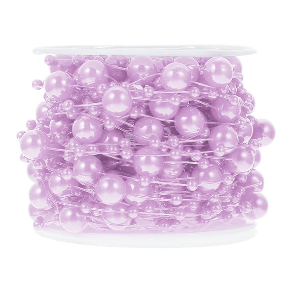 Voiceine Garland Roll Pearls Beads Strands for Garland Flowers Wedding Party Decoration Party Supplies