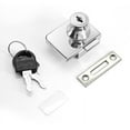 thumbnail image 1 of Voiceine Glass Cabinet Lock for Display Case Counter Toolbox Drawer Stylish Cabinet Lock with Key for Home and Office Replacement Cabinet Lock, 1 of 10