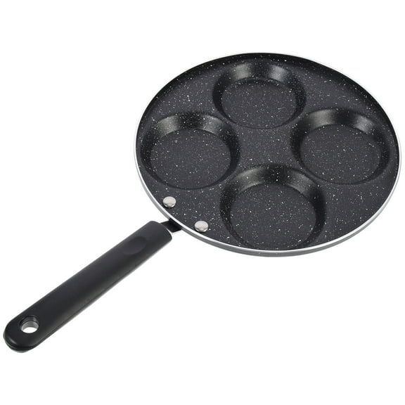 Voiceine Household Non-stick Egg Frying Pan Aluminum 4-cup Egg Frying Pan Non Stick Egg Cooker Pan