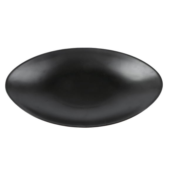 Voiceine Japanese Style Sushi Plate, Black Dinner Plates Creative Style Plates Cuisine Dish for Seafood Dessert, Style 1