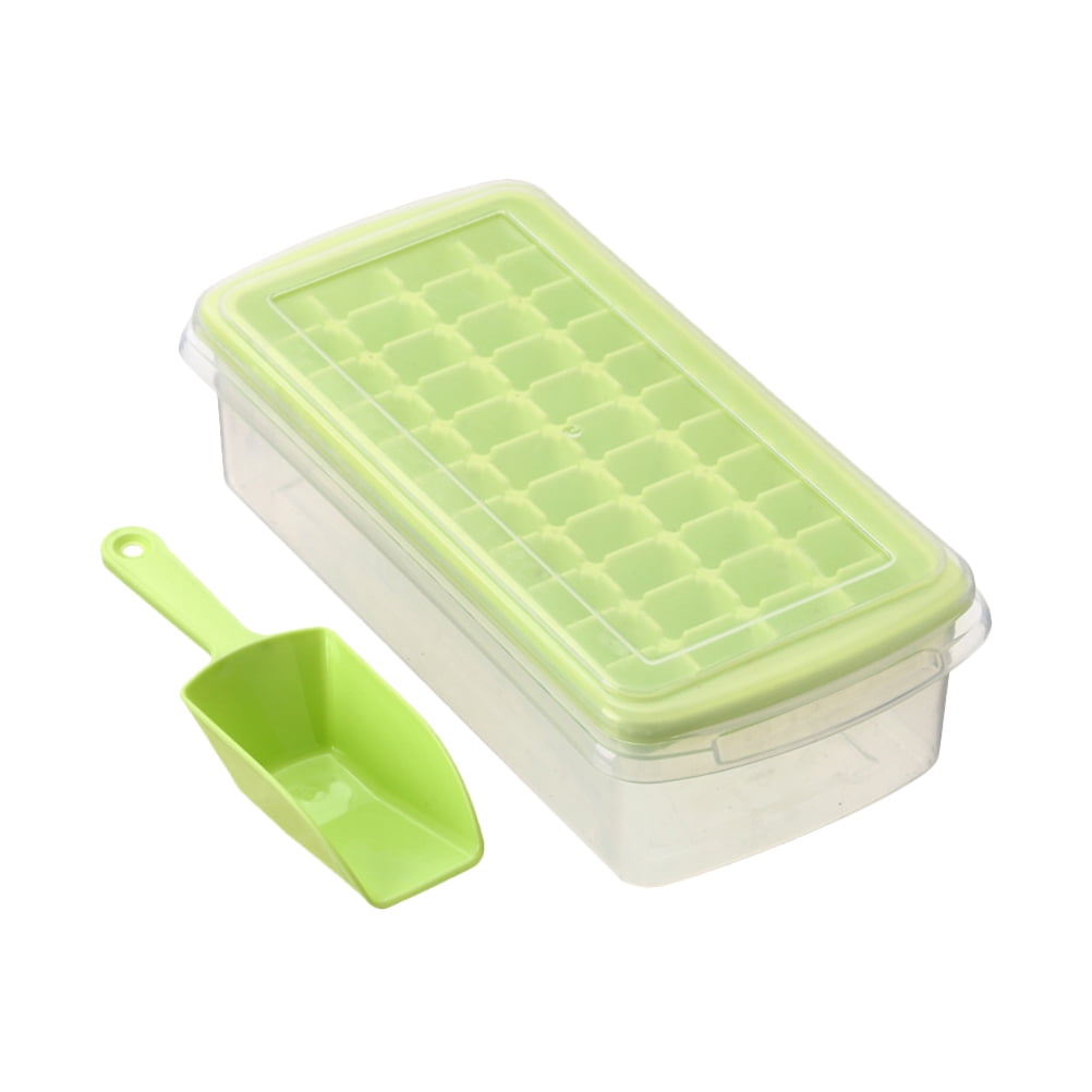 Voiceine Plastic Ice Cube Tray Mold Household 44grid Ice Maker Tray