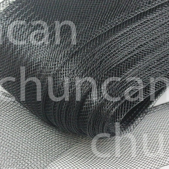 Voiceine Polyester Horsehair Braid Boning Stiff Trim 5cm Wide Sewing Craft Braid Dressmaking Accessories for for DIY Projects Wedding Dresses Costumes