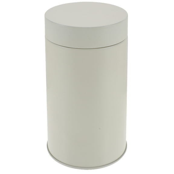 Voiceine Tea Tin With Airtight Double Lids Storage Round Kitchen Canisters For Loose Tea, Coffee, Candy, Sugar