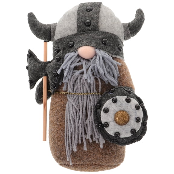 LOLIPPYY Gnome Doll Grey Cloth Decor 1Set 10.4X7.1X3.1In