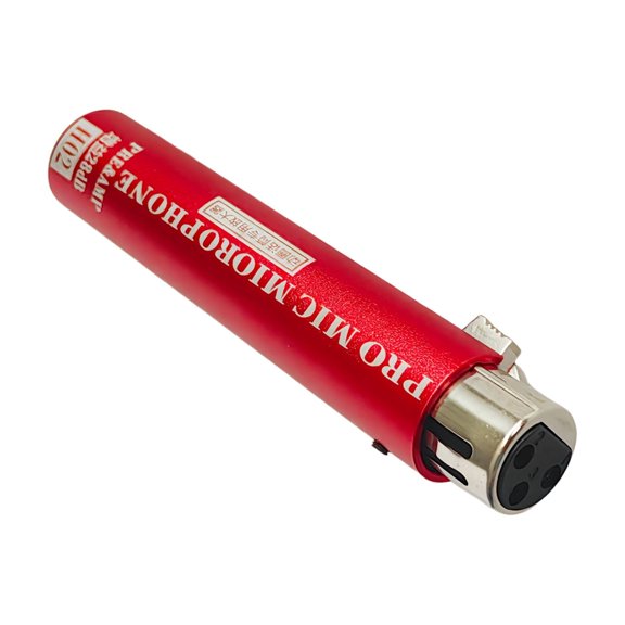 Voiceover Microphone Preamp XLR Accessory, 48V Powered Metal Inline Design for Podcast Setups, Streaming Desks, and Meeting