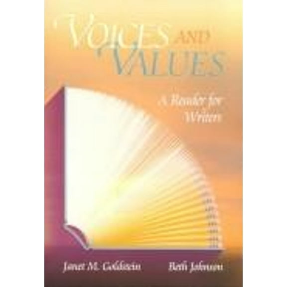 Pre-Owned Voices and Values: A Reader for Writers (Paperback) 0944210090 9780944210093
