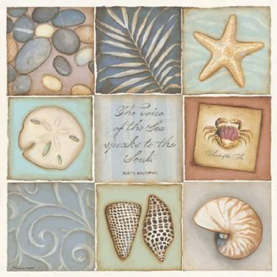 Voices of The Sea Canvas Art - Stephanie Marrott (24 x 24)
