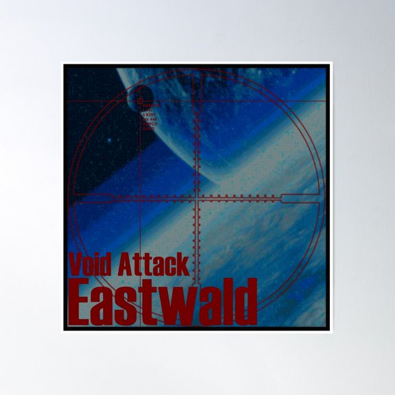 Void Attack Poster Wall Art, Modern Wall Decor For Living Room Bedroom, 30x30 UNFRAMED