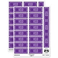 thumbnail image 1 of Void Double Line Border Sticker Set - Purple - Matte Finish - 2.00" Large, 1 of 7