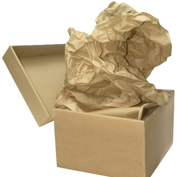 Void Fill Kraft Paper, Ideal for Packing, Case of 1000 Ft, 15" x 11", 30# Brown Paper, Fan-Folded, Compact, Eco-Friendly 15" x 12,000"
