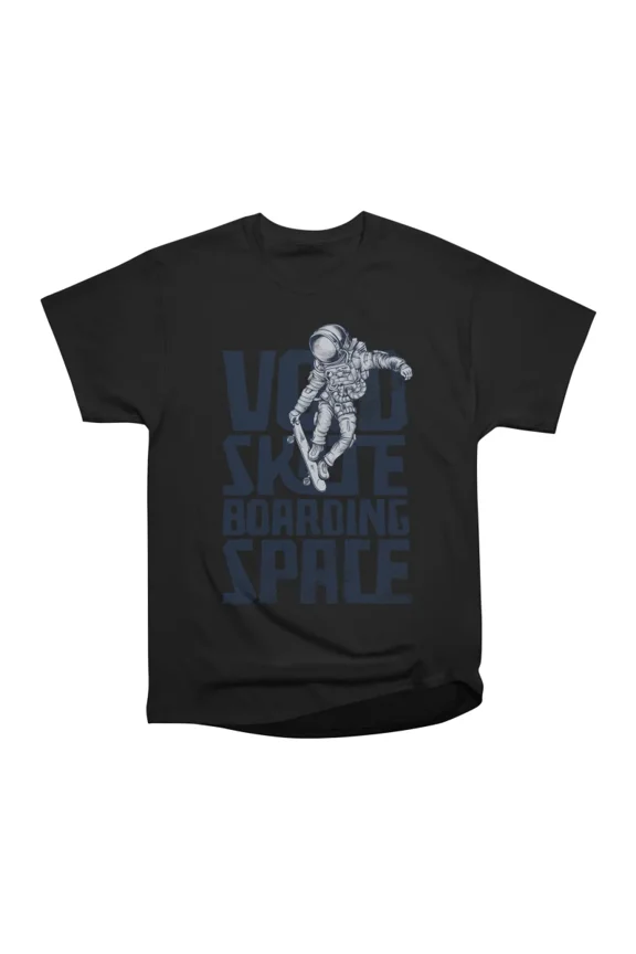 Void Skateboarding space T-Shirt Tee Gift For Him Merch For Her Apparel For Friend