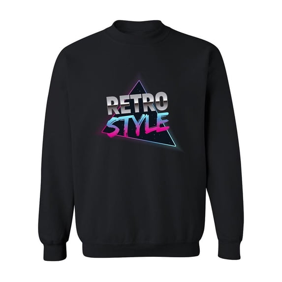 Void Triangle Retro Sweatshirt Men -Image by Shutterstock, Male Medium