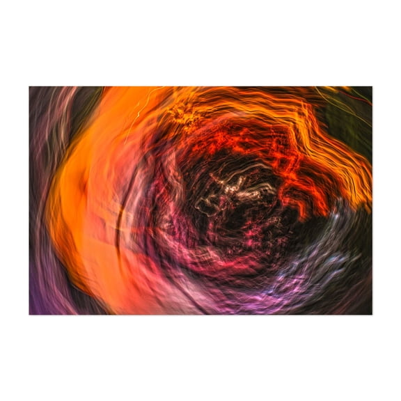 Into The Void Of The Unconscious Mind - El Segundo California Photography Abstract Psychedelic Surrealism Modern Art Geometric Space Cosmic Unframed Wall Art Print 4 x 6 inches