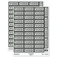 thumbnail image 1 of Void for Bookkeeping Sticker Set - Black - Matte Finish - 1.5" Small, 1 of 7