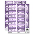 thumbnail image 1 of Void for Bookkeeping Sticker Set - Purple - Matte Finish - 2.00" Large, 1 of 7
