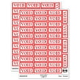 thumbnail image 1 of Void for Bookkeeping Sticker Set - Red - Gloss Finish - 1.5" Small, 1 of 7