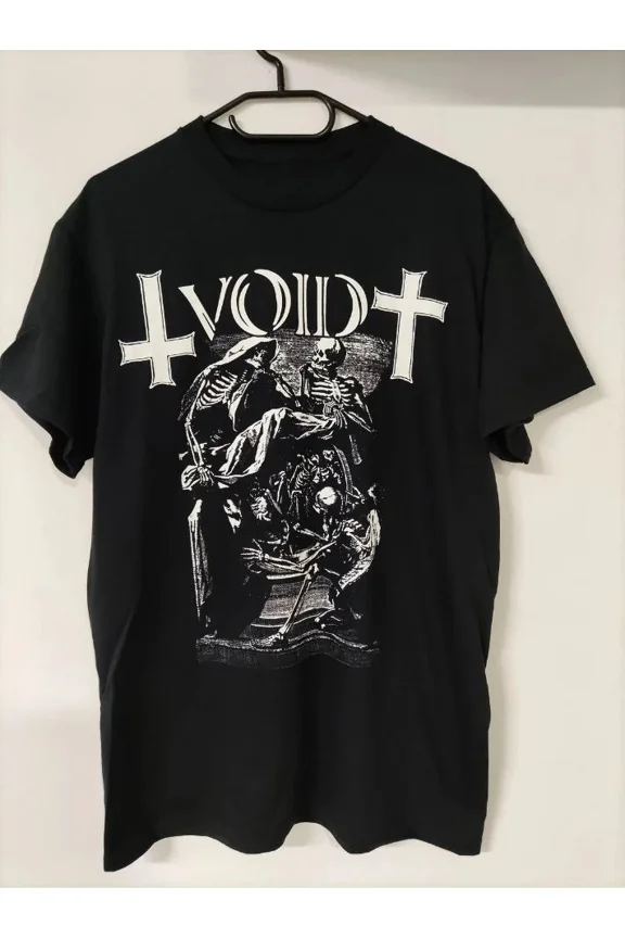 Void punk hardcore Rock Band Album Unisex T-Shirt Cotton Full Size