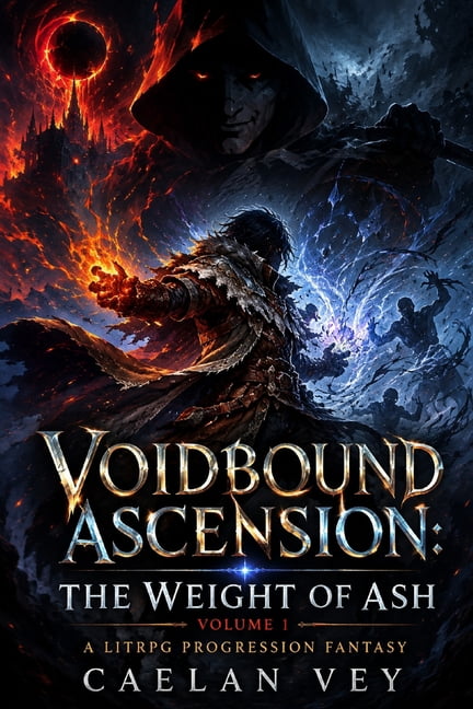Voidbound Ascension: The Weight of Ash: A LitRPG Progression Fantasy, (Paperback)