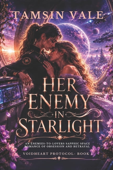 Voidheart Protocol Series: A Dark Sapphi Her Enemy in Starlight: An Enemies-to-Lovers Sapphic Space Romance of Obsession and Betrayal, Book 1, (Paperback)
