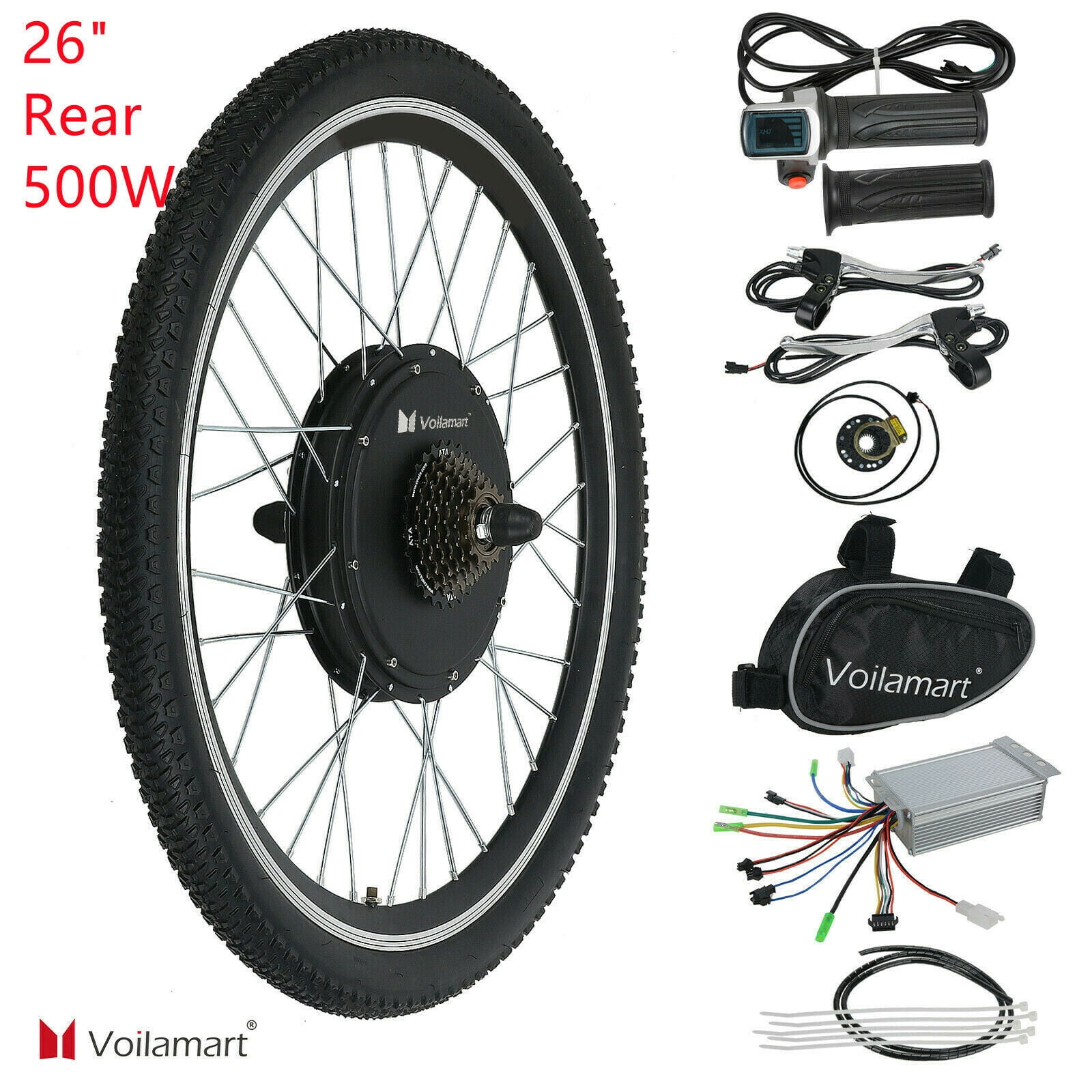 Electric Bike Conversion Kit 36V 500W hub Motor Wheel 20 24 26