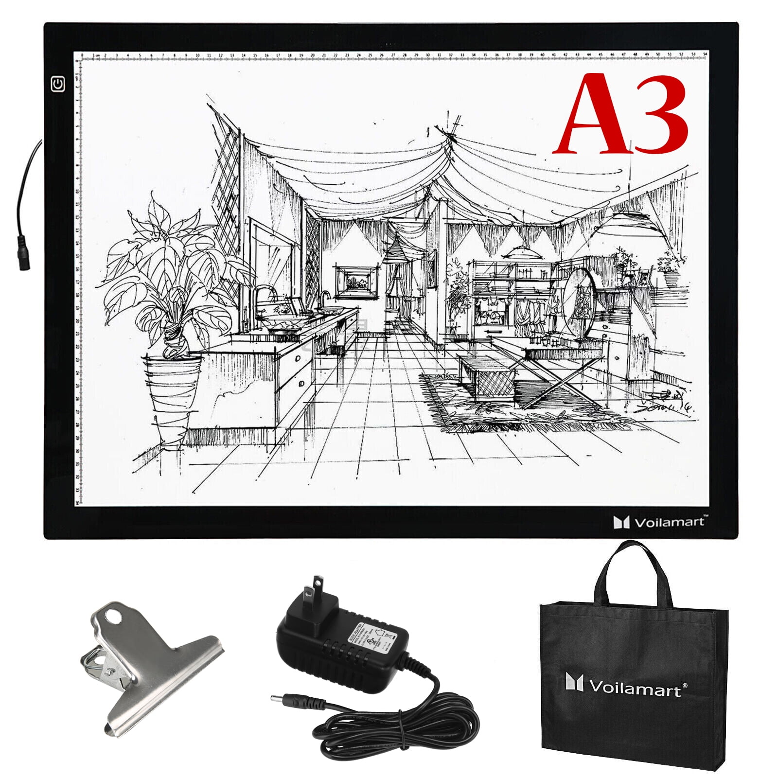 A0 A1 A2 A3 A4 LED Writing Drawing Tablet Tracing Pad OEM/ODM Acrylic Panel Light Box High Brightness LED Drawing Graphic Board