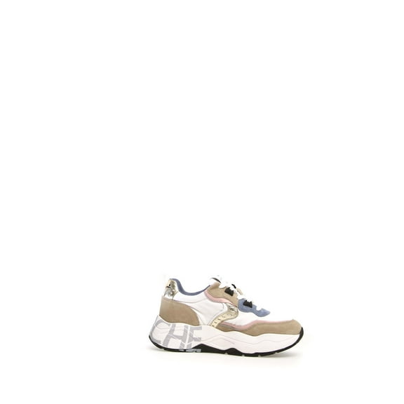 Voile Blanche Beige Sneakers With Sporty Detailing White (Women's)