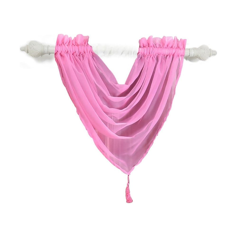 Voile Curtain Swags All Colours Pelmet Valance Net Curtains Voile Swag