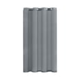 thumbnail image 1 of Voile Sheer Curtain Panel, Rod Pocket Polyester Window Drape, 51.9 x 72 in, Gray, Patio Bedroom Decor, 1 of 7